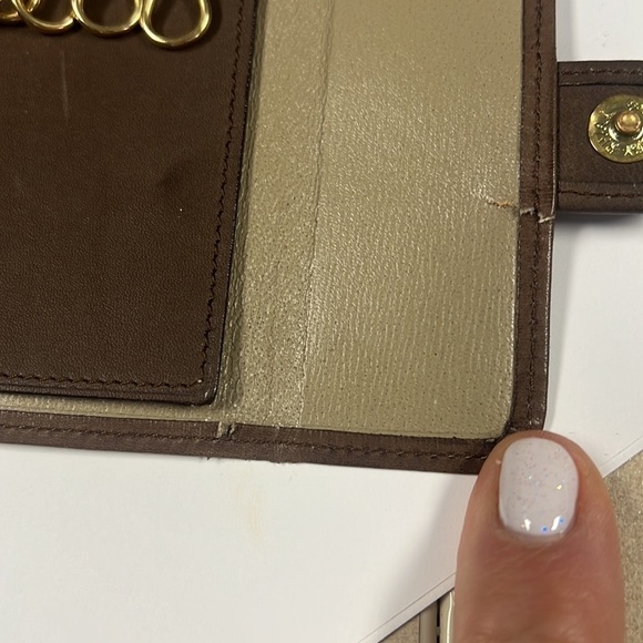 Loewe Tri fold Leather Six Key Holder Snap Key Case - Picture 7 of 8